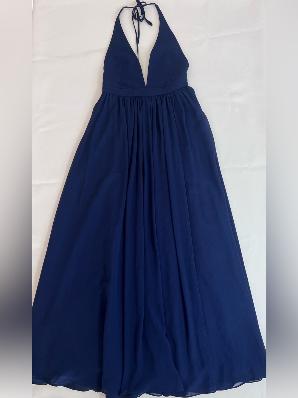 Fame And Partners Maxi Navy Dress